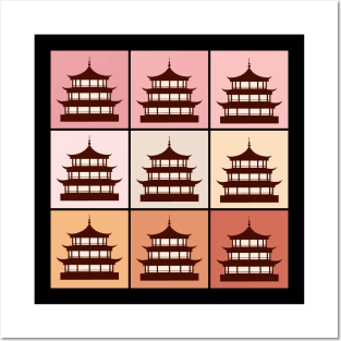 Streetwear Urban Pop Art Pagoda Japanese 419 Posters and Art